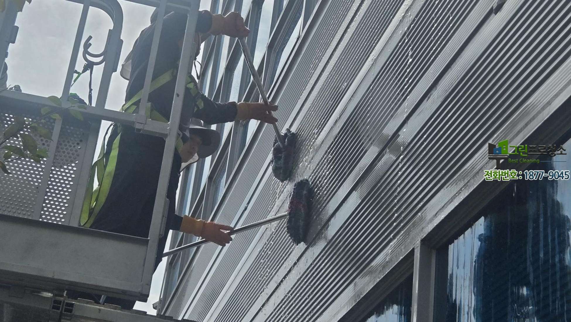 사옥 유리창 청소